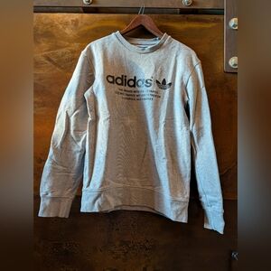 Adidas Trefoil Grey Men's Size Small EUC